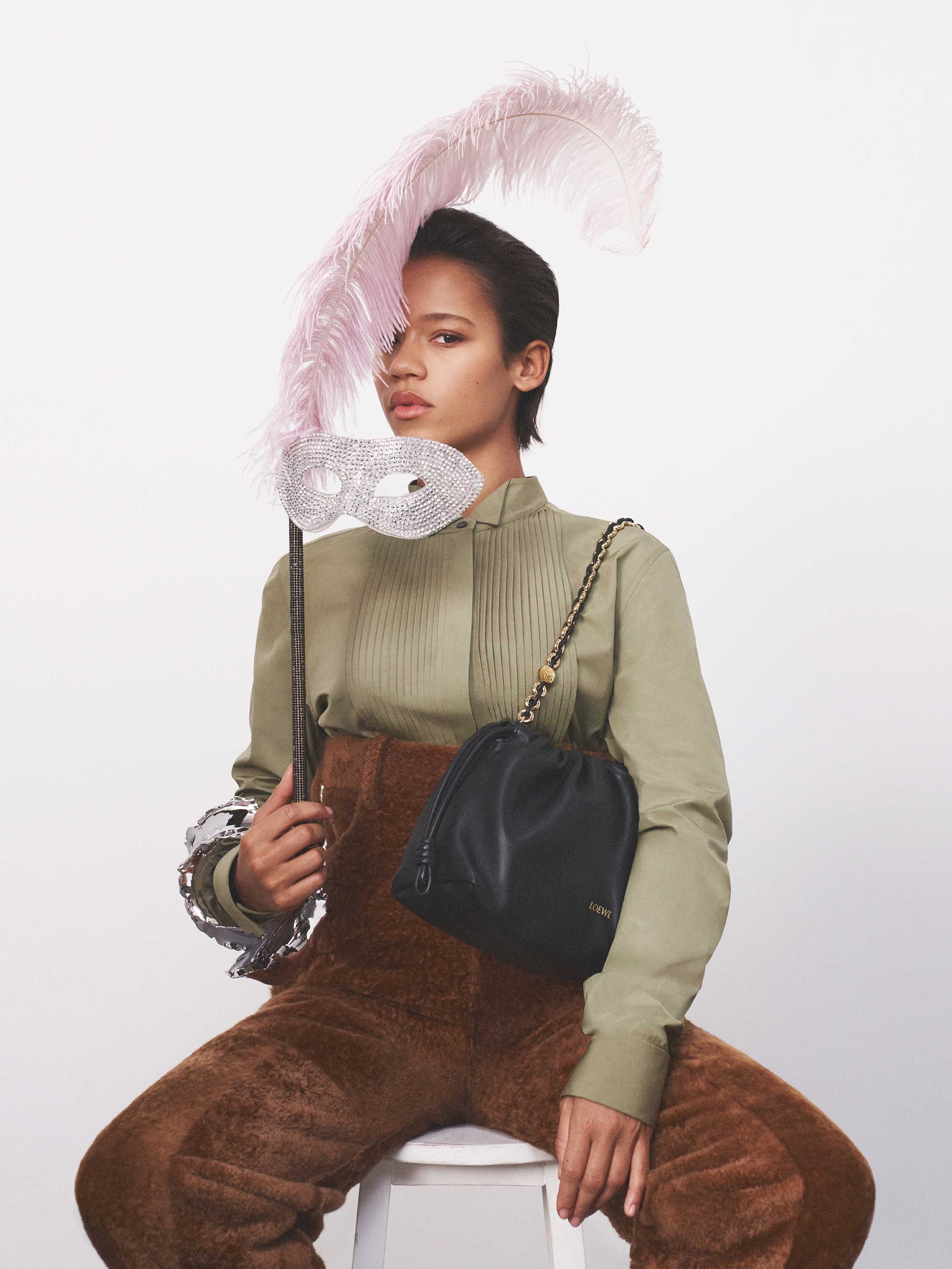 Loewe flamenco shoulder bag shop